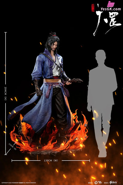 The Degang Biography of Drawing Jianghu Yuan Tiangang 1/1 Licensed Statue - Longli Culture Studio [Pre-Order] Others