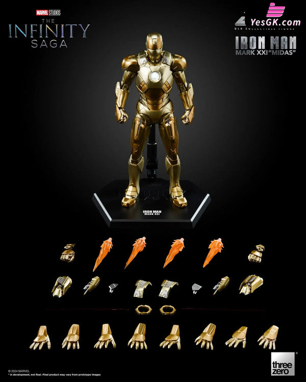 Marvel The Infinity Saga DLX Iron Man Mark 21 Midas (Licensed) - Threezero Studio [Pre-Order Closed] Full Payment MARVEL