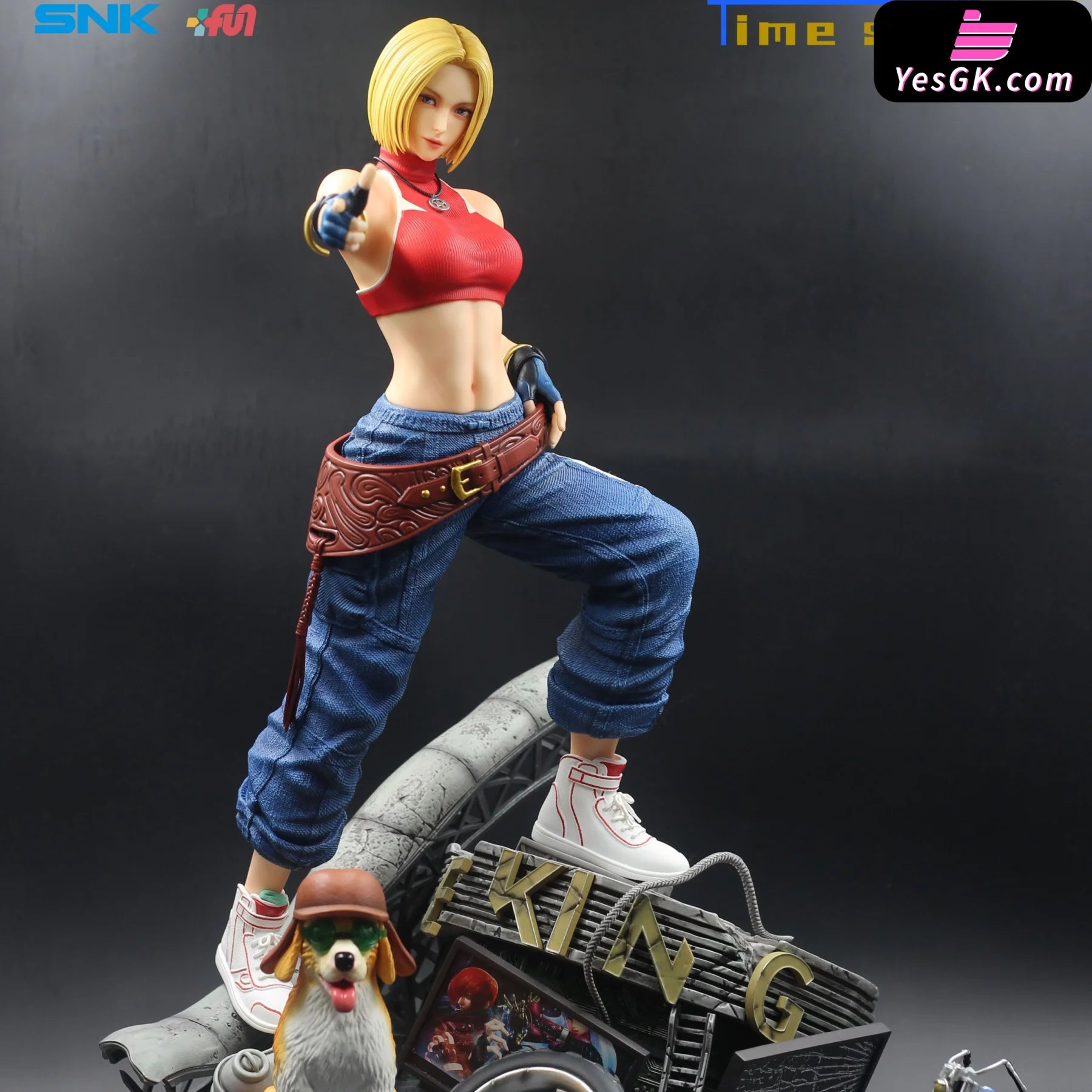 The King Of Fighters Xiv Blue Mary Resin Statue - Time Shuttle Studio [Pre-Order]