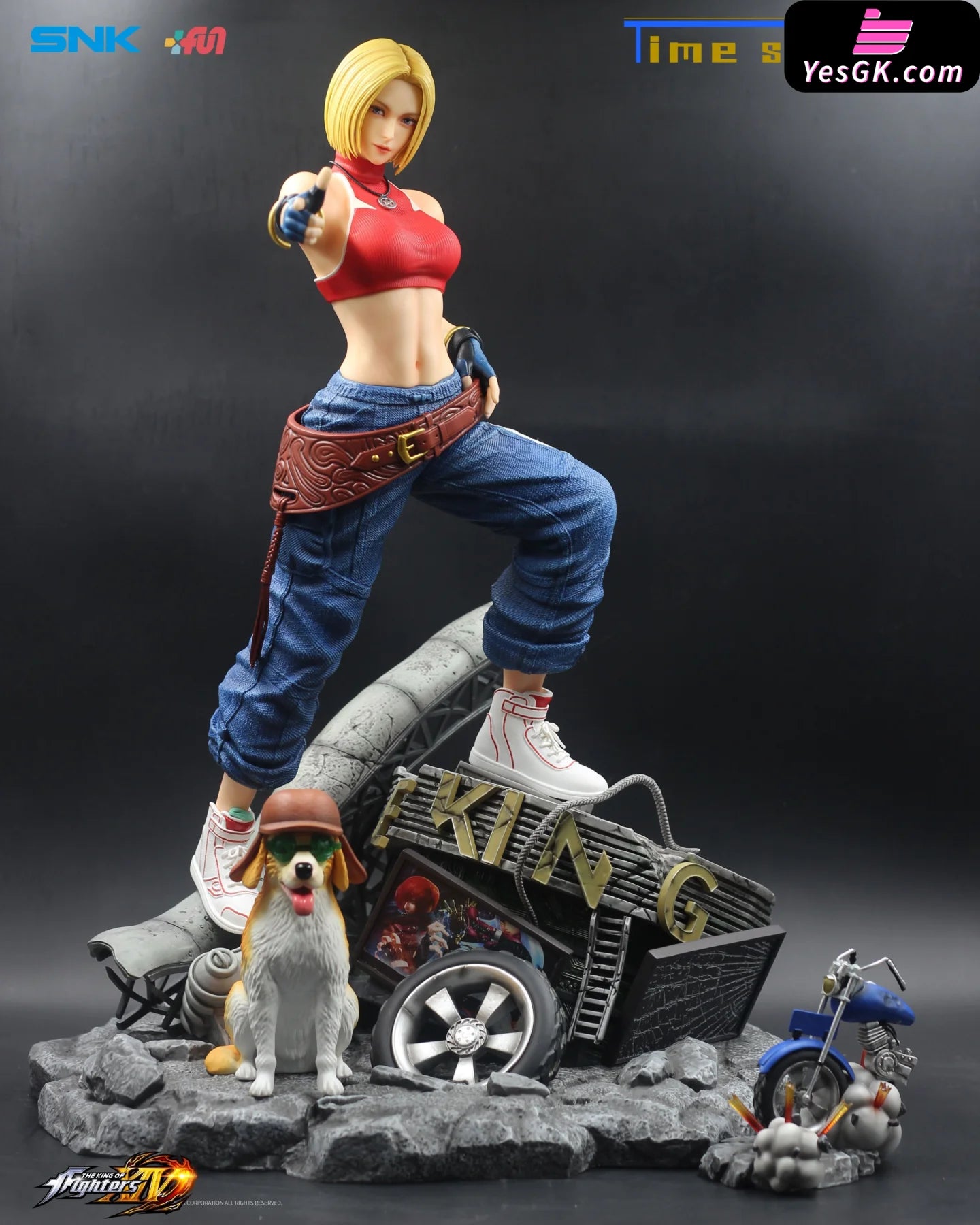 The King Of Fighters Xiv Blue Mary Resin Statue - Time Shuttle Studio [Pre-Order]