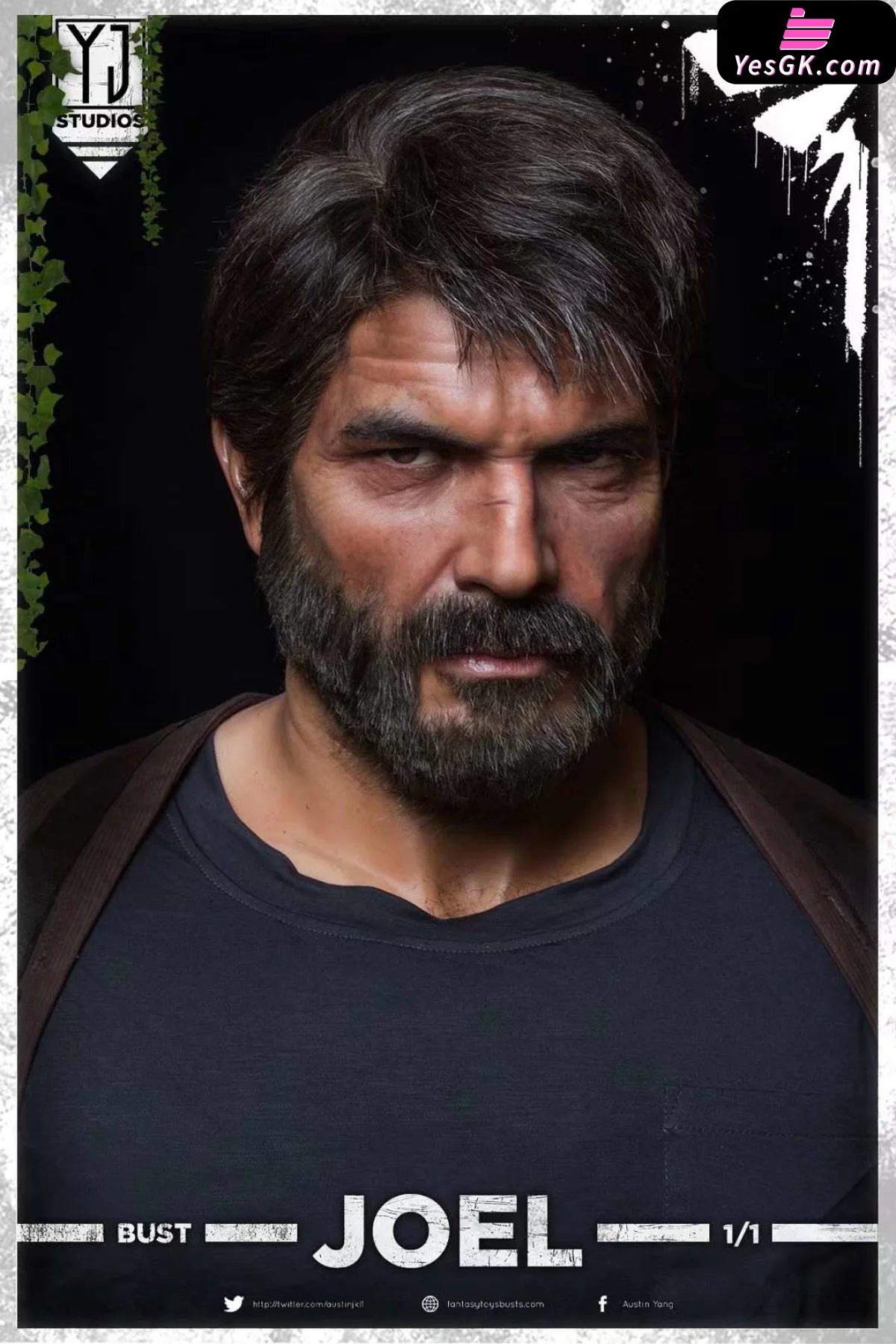 FANTASYTOYS THE LAST OF US Joel 1/2 Bust Custom-made Collection Display New