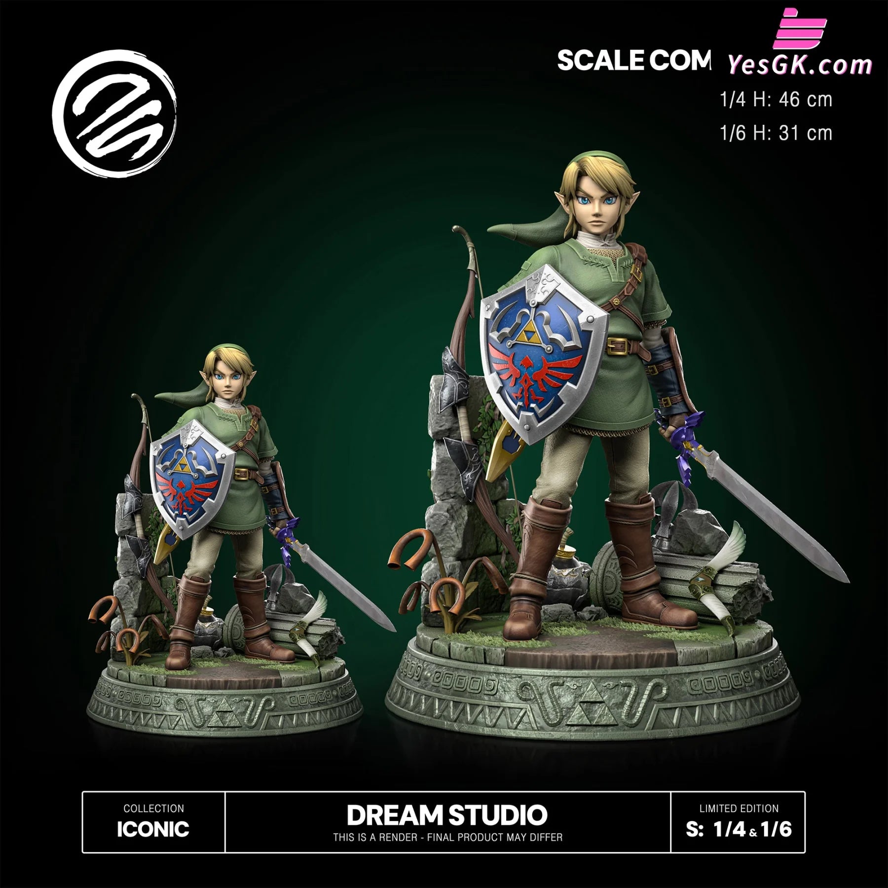 The Legend of Zelda Link TP GK Statue - Dream Studio [Pre-order