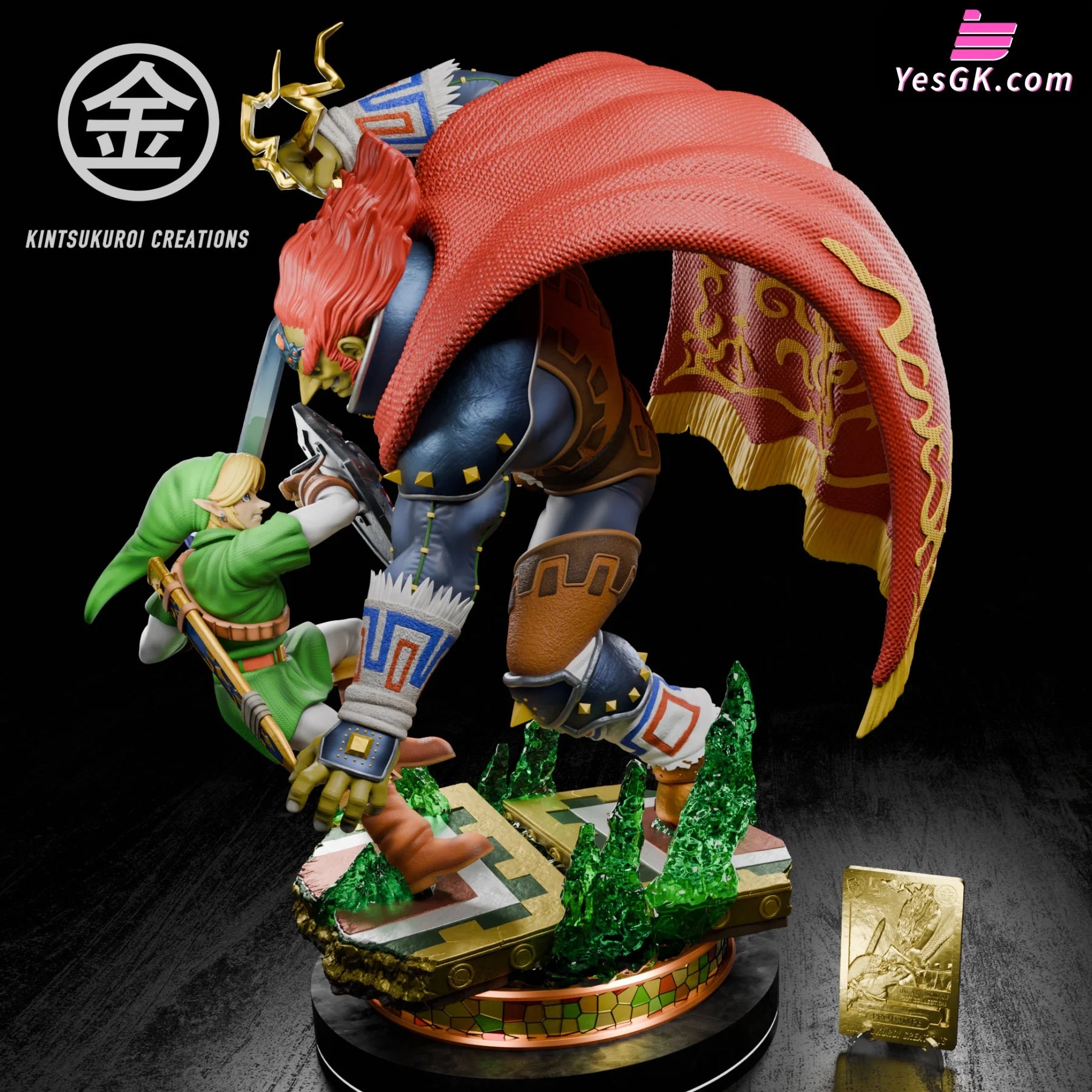 The Legend Of Zelda Link Vs Ganondorf Statue - Kintsukuroi Creations Studio [Pre-Order]