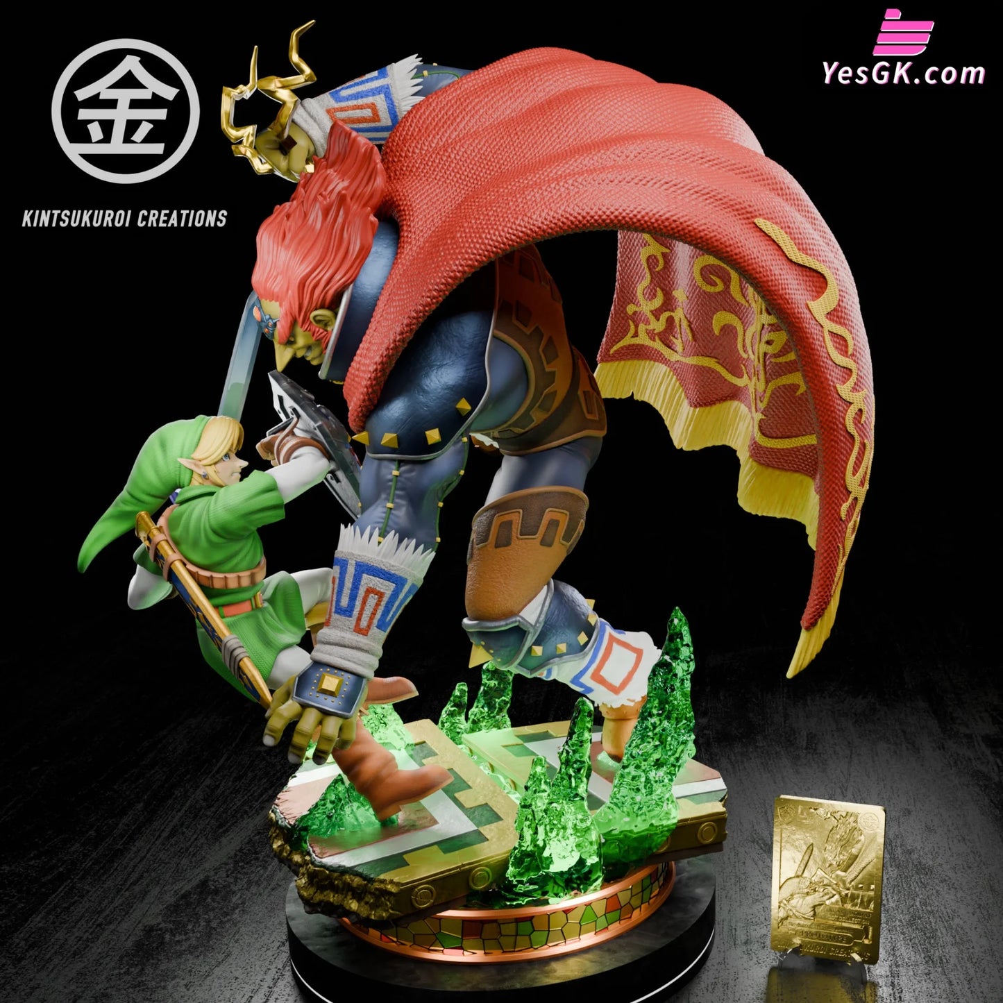 The Legend Of Zelda Link Vs Ganondorf Statue - Kintsukuroi Creations Studio [Pre-Order]