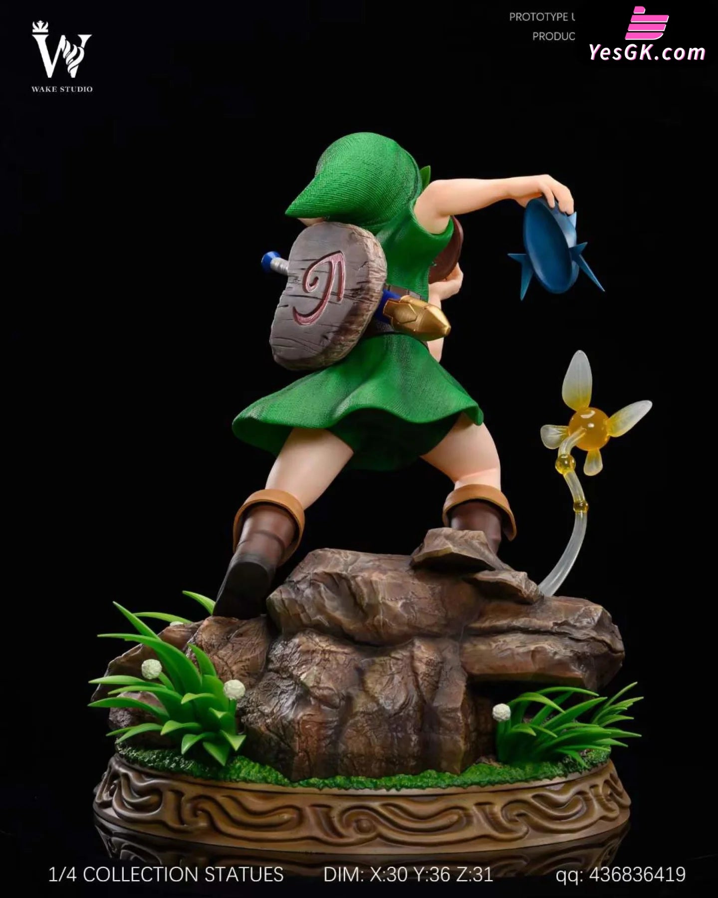 The Legend Of Zelda Masked Boy-Link Resin Statue - Wake Studio [Pre-Order]