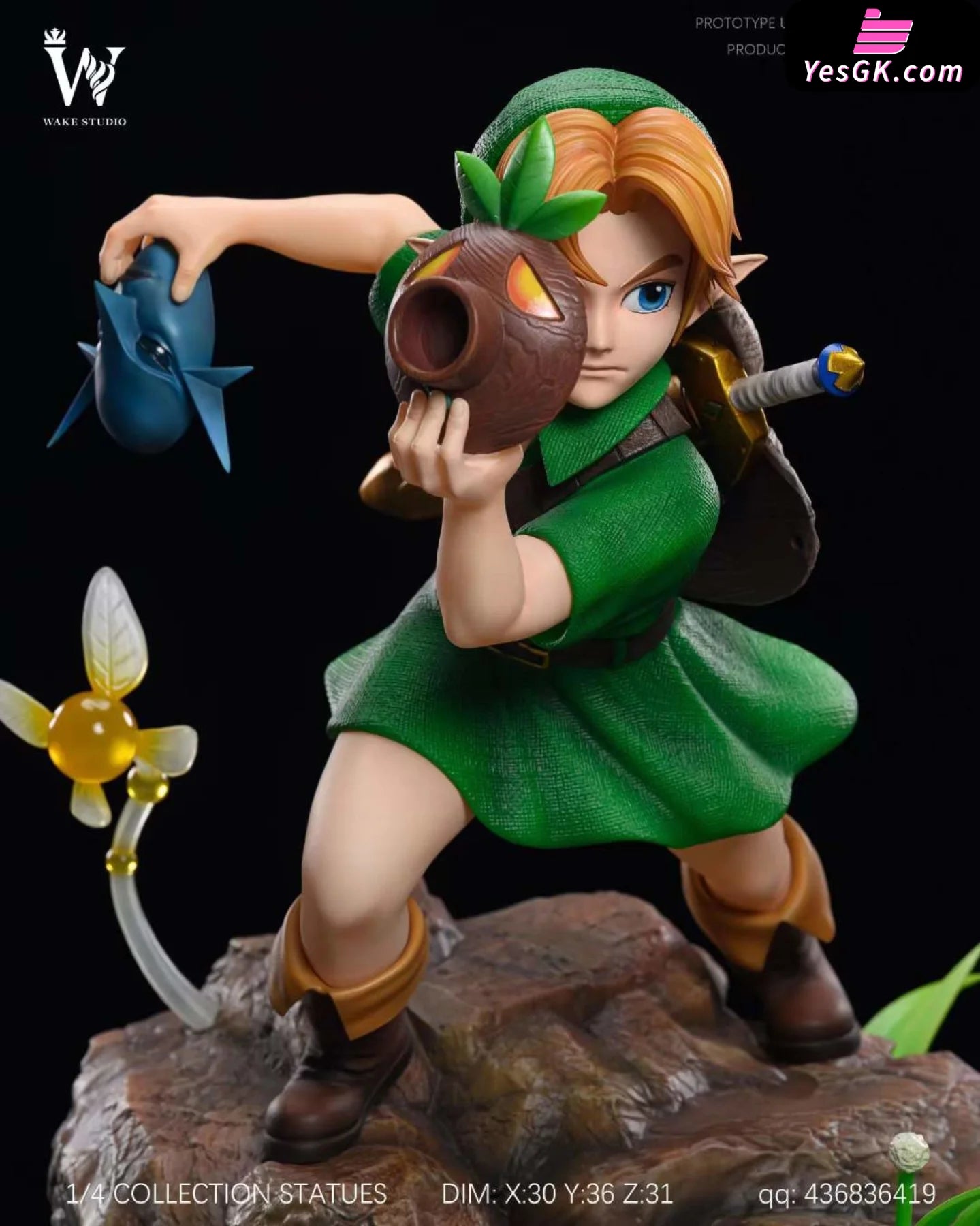 The Legend Of Zelda Masked Boy-Link Resin Statue - Wake Studio [Pre-Order]