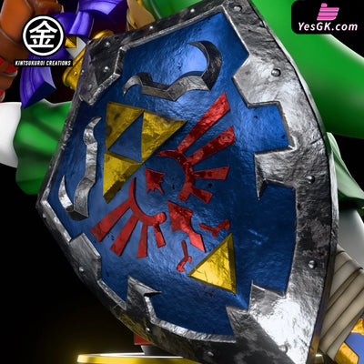 The Legend of Zelda OOT ADULT LINK and OOT DARK LINK BUSTS GK Statue - Kintsukuroi creations Studio [Pre-Order] The