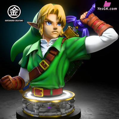 The Legend of Zelda OOT ADULT LINK and OOT DARK LINK BUSTS GK Statue - Kintsukuroi creations Studio [Pre-Order] Deposit