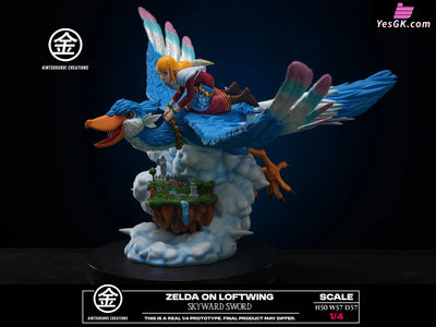 The Legend of Zelda: Skyward Sword Zelda On Loftwing GK Statue - Kintsukuroi Creations Studio [Pre-Order] Deposit The
