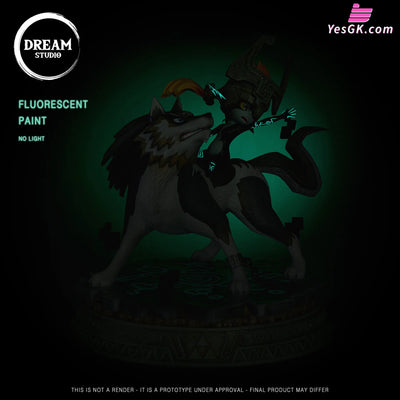The Legend Of Zelda Wolf Link & Midna Resin Statue - Dream Studio [Pre-Order]