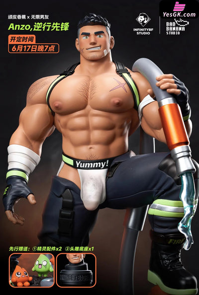 The Pioneer Firefighter Anzo Licensed Statue - Infinity Boyfriend Studio x Bad Banana Studio [Pre-Order] Others