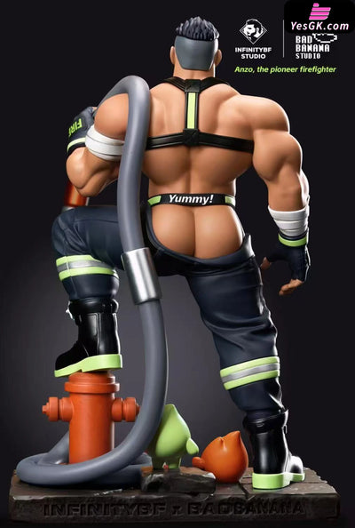 The Pioneer Firefighter Anzo Licensed Statue - Infinity Boyfriend Studio x Bad Banana Studio [Pre-Order] Others