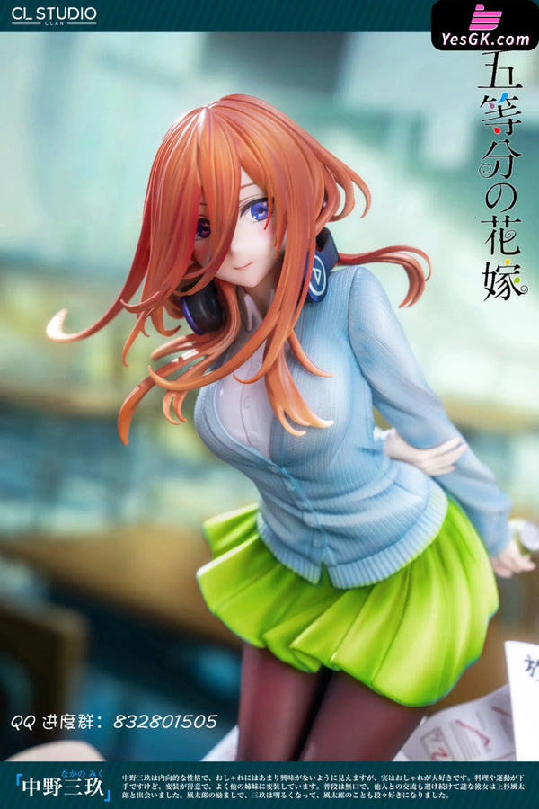 The Quintessential Quintuplets Miku Nakano 1/6 GK Statue - CL Studio [Pre-Order] Deposit / Regular Version Project SEKAI