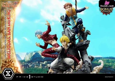 The Seven Deadly Sins Meliodas Ban And King Statue - Prime 1 Studio [Pre - Order] Others