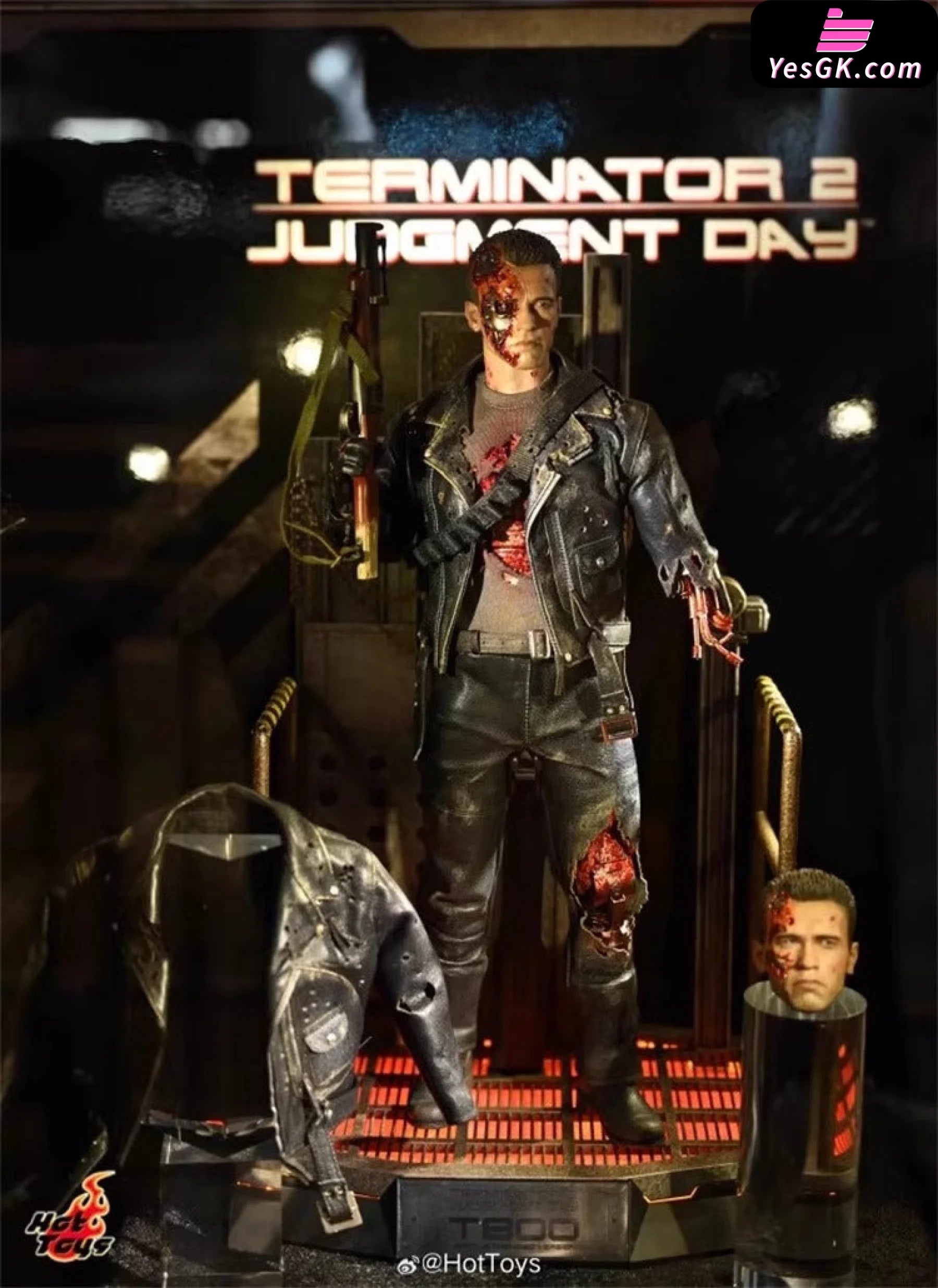 The Terminator DX46 Terminator 2 Judgment Day T-800 Battle Damage The Terminator DX46 Terminator 2 Judgment Day T-800 Battle Damage