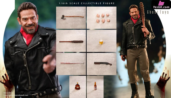 The Walking Dead Walking Negan & Glenn double set 1/6 scale action figure GH-013 GH-014 GH-015 - Ghost toys Studio