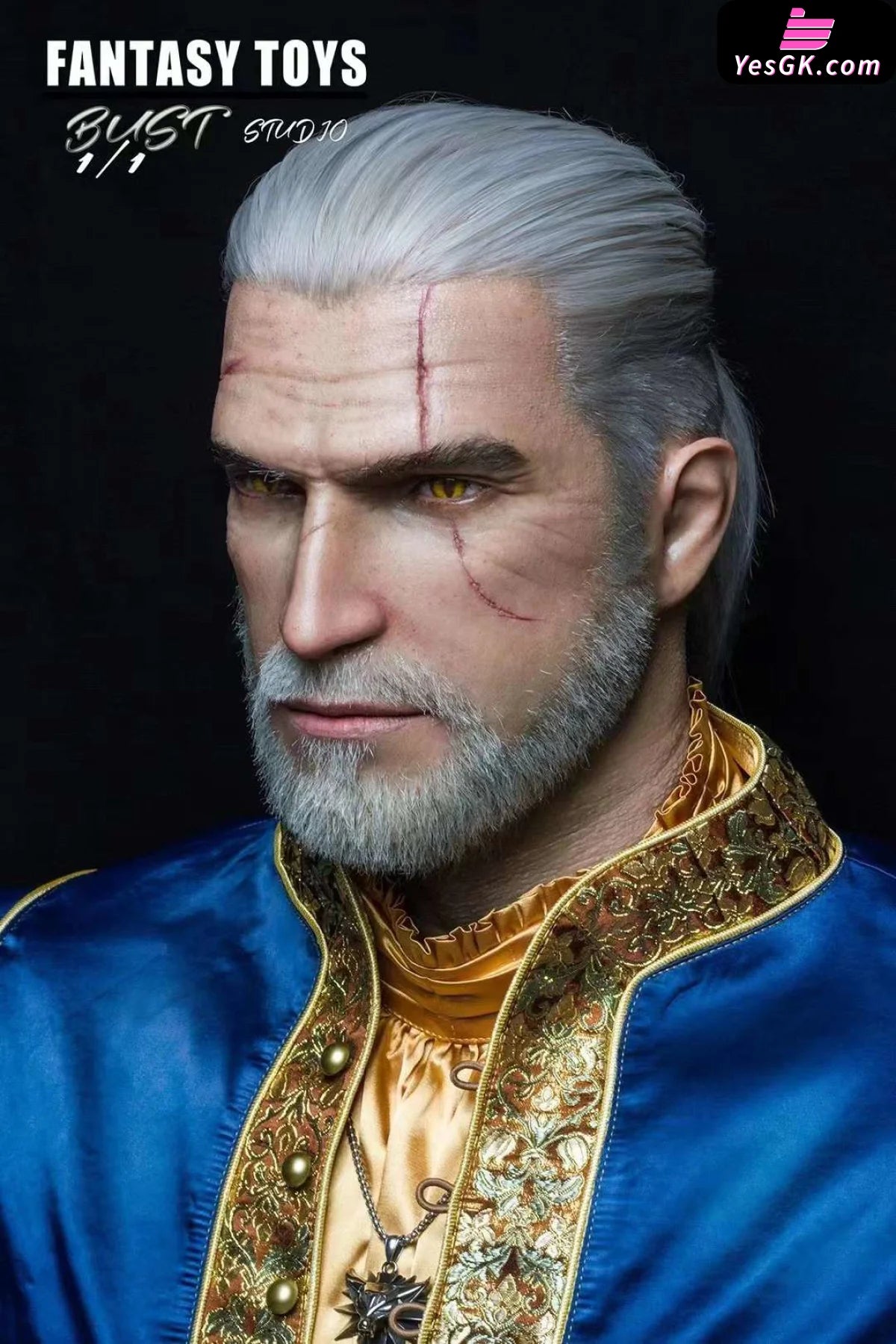 The Witcher Geralt Of Rivia 1:1 Bust Resin Statue - Yj Studio [Pre-Order]