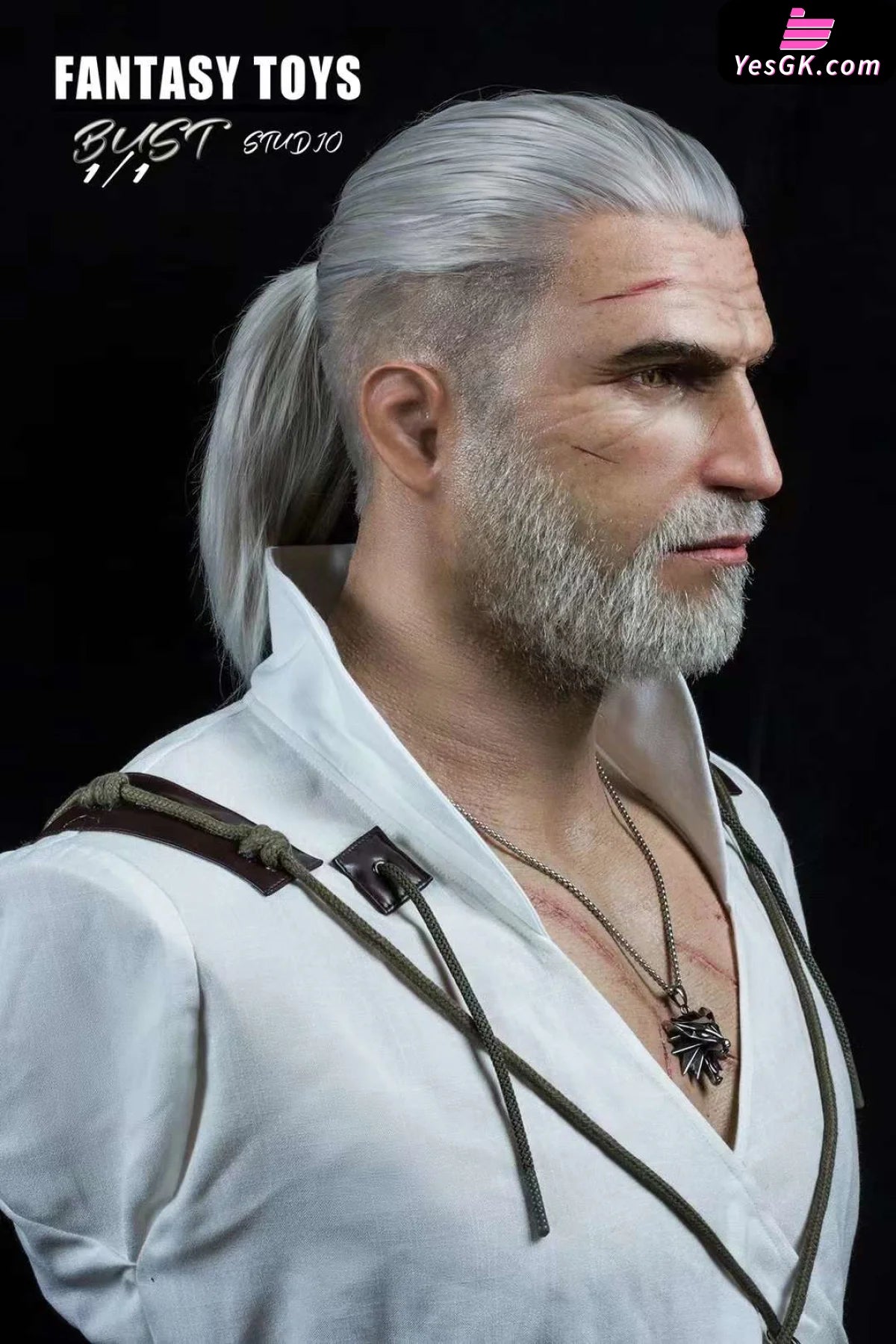 The Witcher Geralt Of Rivia 1:1 Bust Resin Statue - Yj Studio [Pre-Order]