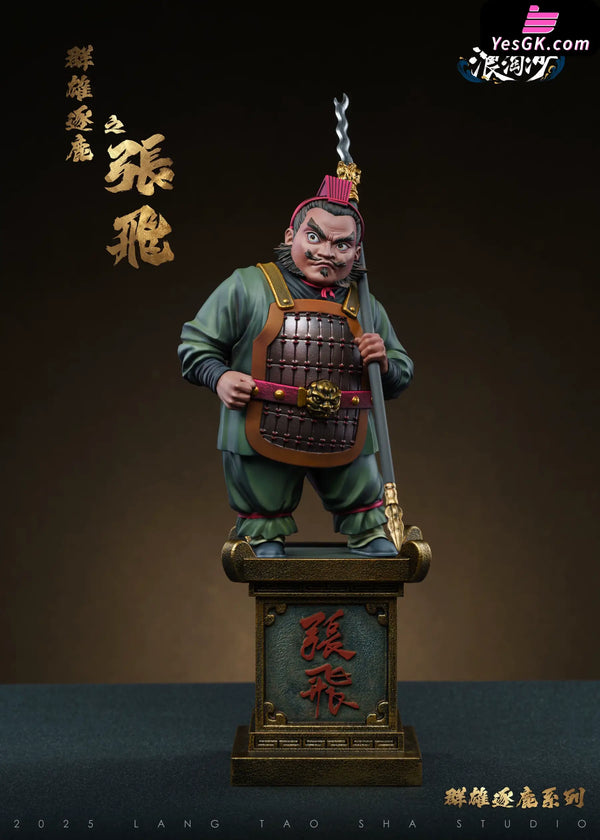 Three Kingdoms Heroes Series Guan Yu & Zhang Fei Statue - Lang Tao Sha Studio [Pre-Order] - Deposit / Zhang Fei