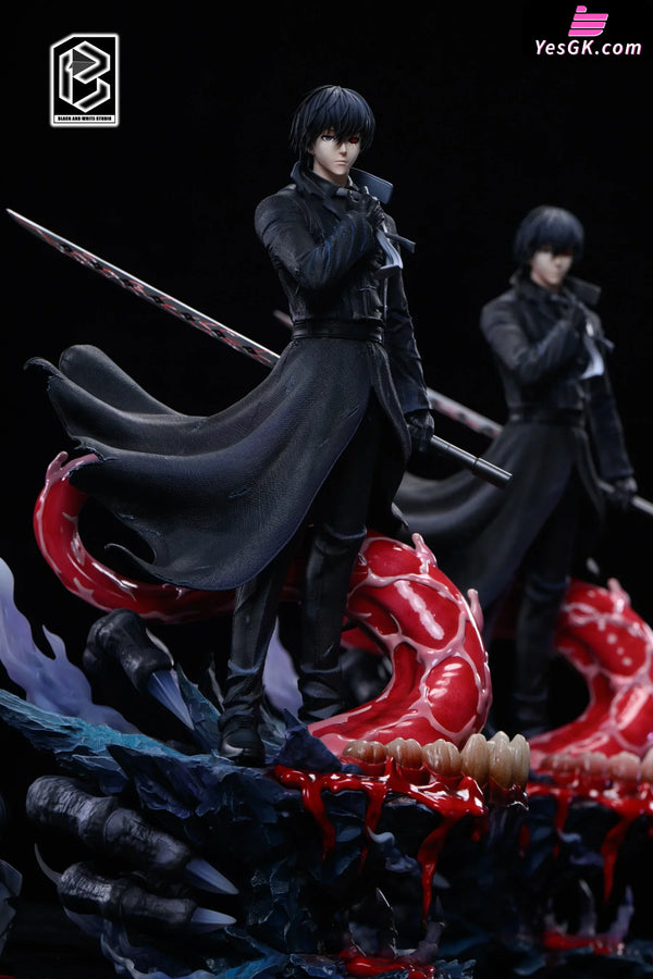 Tokyo Ghoul CCG’s Strongest Force Black Reaper Ken Kaneki GK Statue - Black And White Studio [In-Stock] Tokyo Ghoul