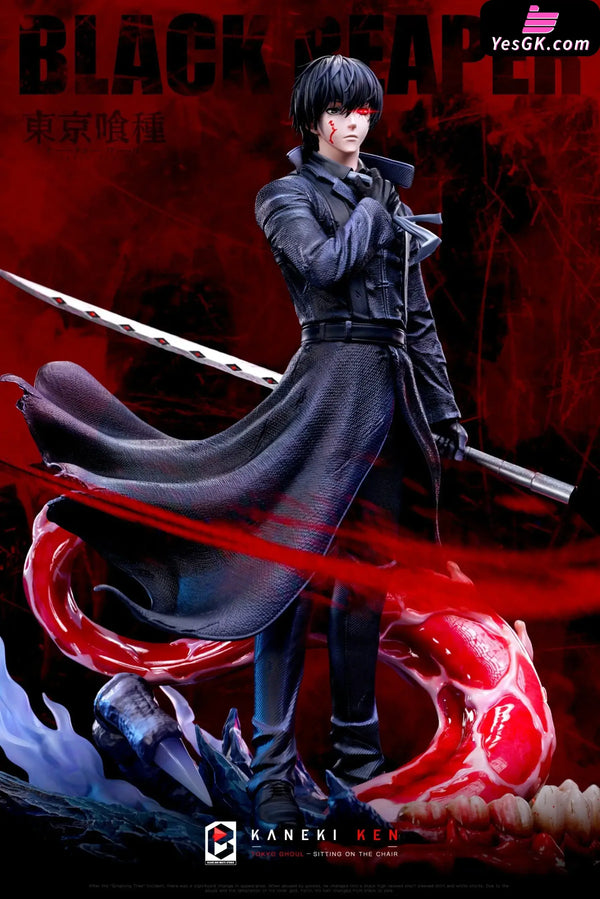 Tokyo Ghoul CCG’s Strongest Force Black Reaper Ken Kaneki GK Statue - Black And White Studio [Pre-Order] Tokyo Ghoul