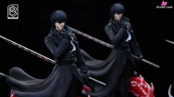 Tokyo Ghoul CCG’s Strongest Force Black Reaper Ken Kaneki GK Statue - Black And White Studio [In-Stock] Tokyo Ghoul