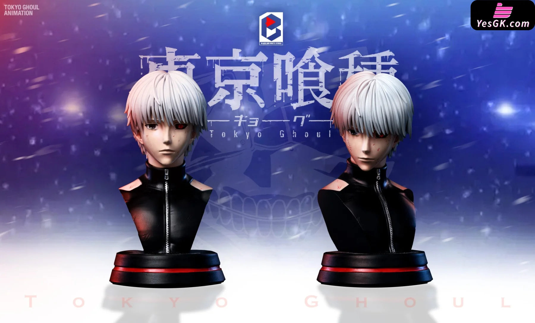 Tokyo Ghoul Famous Scenes Series Kaneki Ken Nagachika Hideyosh Statue - Black And White Studio