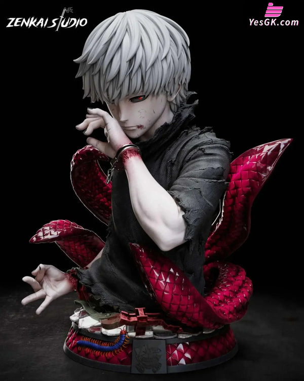 Tokyo Ghoul Ken Kaneki 1/1 Bust GK Statue - Zenkai Studio [Pre-Order] Deposit / Unmasked Version Tokyo Ghoul