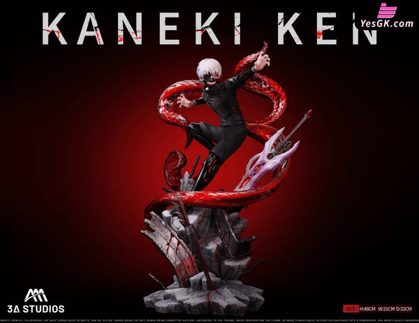 Tokyo Ghoul Ken Kaneki in Black 2.0 Statue - 3A Studio [Pre-Order] - Tokyo Ghoul