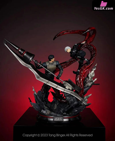 Tokyo Ghoul Ken Kaneki Vs Koutarou Amon Resin Statue - X1Art Studio [Pre - Order] Others
