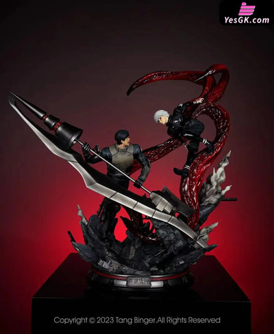 Tokyo Ghoul Ken Kaneki Vs Koutarou Amon Resin Statue - X1Art Studio [Pre - Order] Others