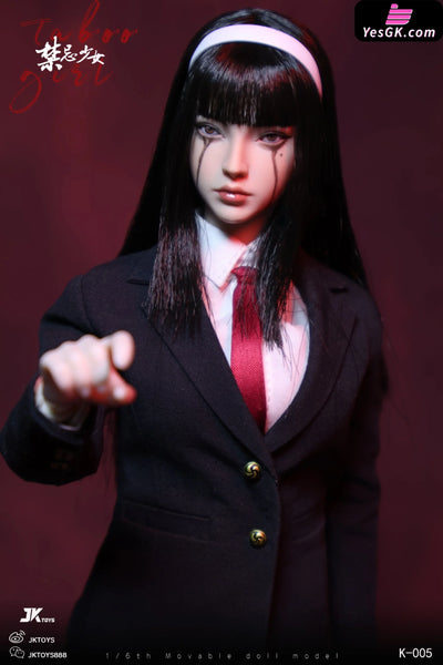 Tomie 1/6 Taboo Girl Cosplay Version Movable Eye Double Headed Sculpture Configuration K-005 Action