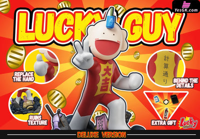 Tottemo! Luckyman Luckyman GK Statue - Lucky Studio [Pre-Order] Deposit / Deluxe Version Others