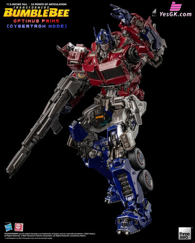 Transformers: Bumblebee Dlx Optimus Prime Cybertron Mode Gk Statue - Threezero Studio [Pre-Order]