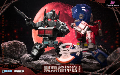 Transformers JGM 01 Steel head Battle Edition Black Edition Optimus Prime Action Figure - JGM Studio [Pre-Order]