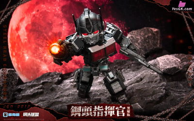 Transformers JGM 01 Steel head Battle Edition Black Edition Optimus Prime Action Figure - JGM Studio [Pre-Order]