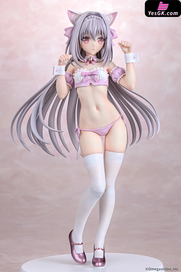 Tsuki ni Yorisou Otome no Sahou Sakurakouji Luna Cat Maid Normal Color & Sakura Color (Licensed) Figure - Q-six Studio