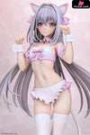 Tsuki ni Yorisou Otome no Sahou Sakurakouji Luna Cat Maid Normal Color & Sakura Color (Licensed) Figure - Q-six Studio