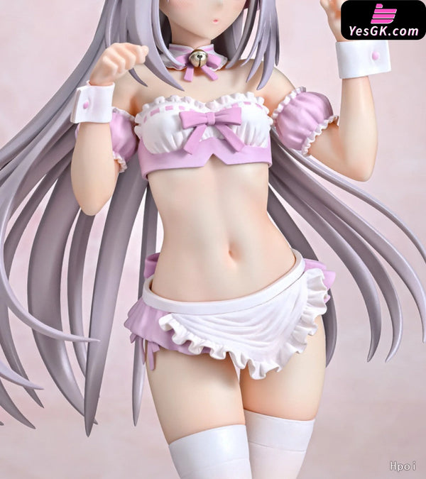 Tsuki ni Yorisou Otome no Sahou Sakurakouji Luna Cat Maid Normal Color & Sakura Color (Licensed) Figure - Q-six Studio