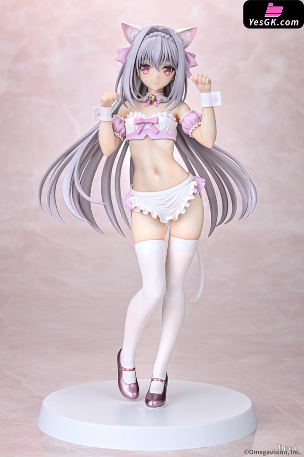Tsuki ni Yorisou Otome no Sahou Sakurakouji Luna Cat Maid Normal Color & Sakura Color (Licensed) Figure - Q-six Studio
