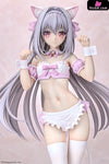 Tsuki ni Yorisou Otome no Sahou Sakurakouji Luna Cat Maid Normal Color & Sakura Color (Licensed) Figure - Q-six Studio