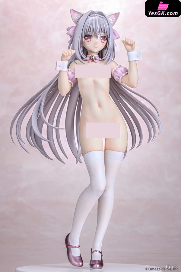 Tsuki ni Yorisou Otome no Sahou Sakurakouji Luna Cat Maid Normal Color & Sakura Color (Licensed) Figure - Q-six Studio