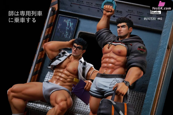 Tsurukawa Boys' School #2 Math Teacher Mo Qian & PE Teacher Lin Wang Statue - Pencil Box Studio