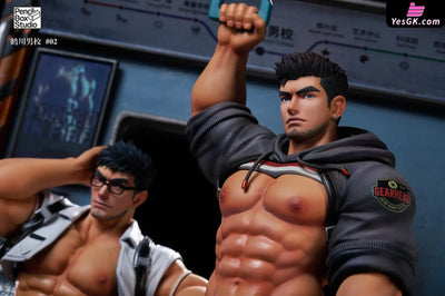 Tsurukawa Boys' School #2 Math Teacher Mo Qian & PE Teacher Lin Wang Statue - Pencil Box Studio