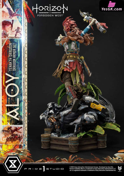 Ultimate Premium Masterline Horizon Forbidden West Aloy Tenakth Dragoon Armor Set Upmhfw-02S Statue