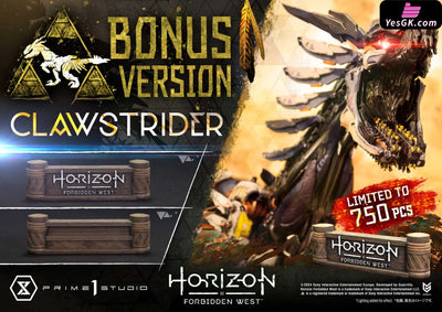 Ultimate Premium Masterline Horizon Forbidden West Clawstrider Upmhfw-01S Statue - Prime 1 Studio
