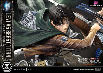 Ultimate Premium Masterline Tv Animation Attack On Titan Levi Versus Beast Upmaot-02 Upmaot-02S