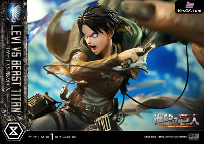 Ultimate Premium Masterline Tv Animation Attack On Titan Levi Versus Beast Upmaot-02 Upmaot-02S