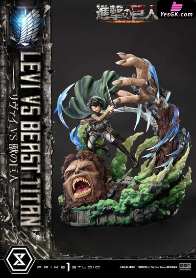 Ultimate Premium Masterline Tv Animation Attack On Titan Levi Versus Beast Upmaot-02 Upmaot-02S