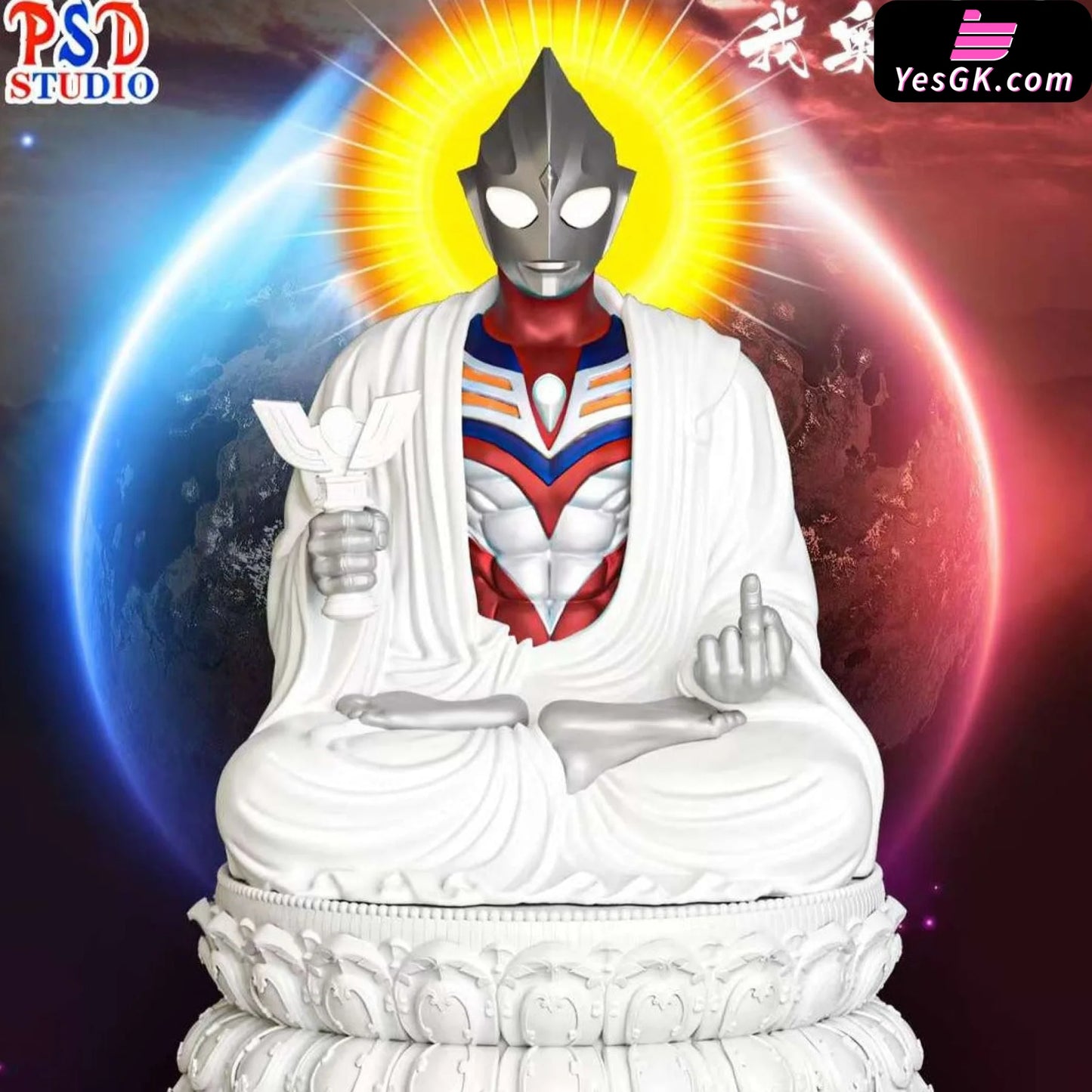 Ultraman Compassion Tiga Buddha Statue - Psd Studio [Pre-Order]